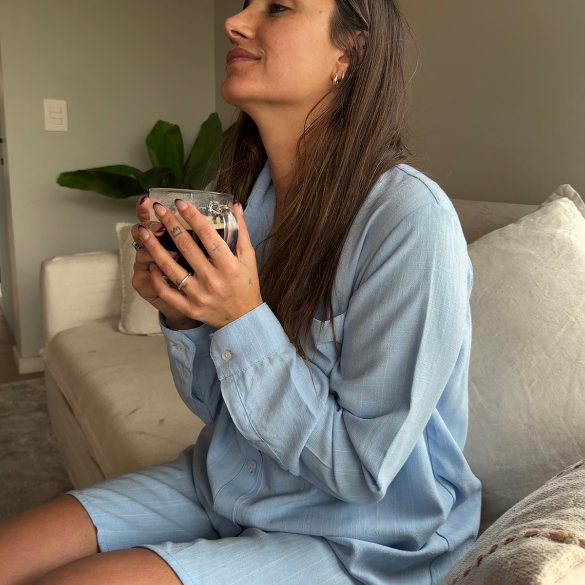 Camisa Lino & Algodón Maison
