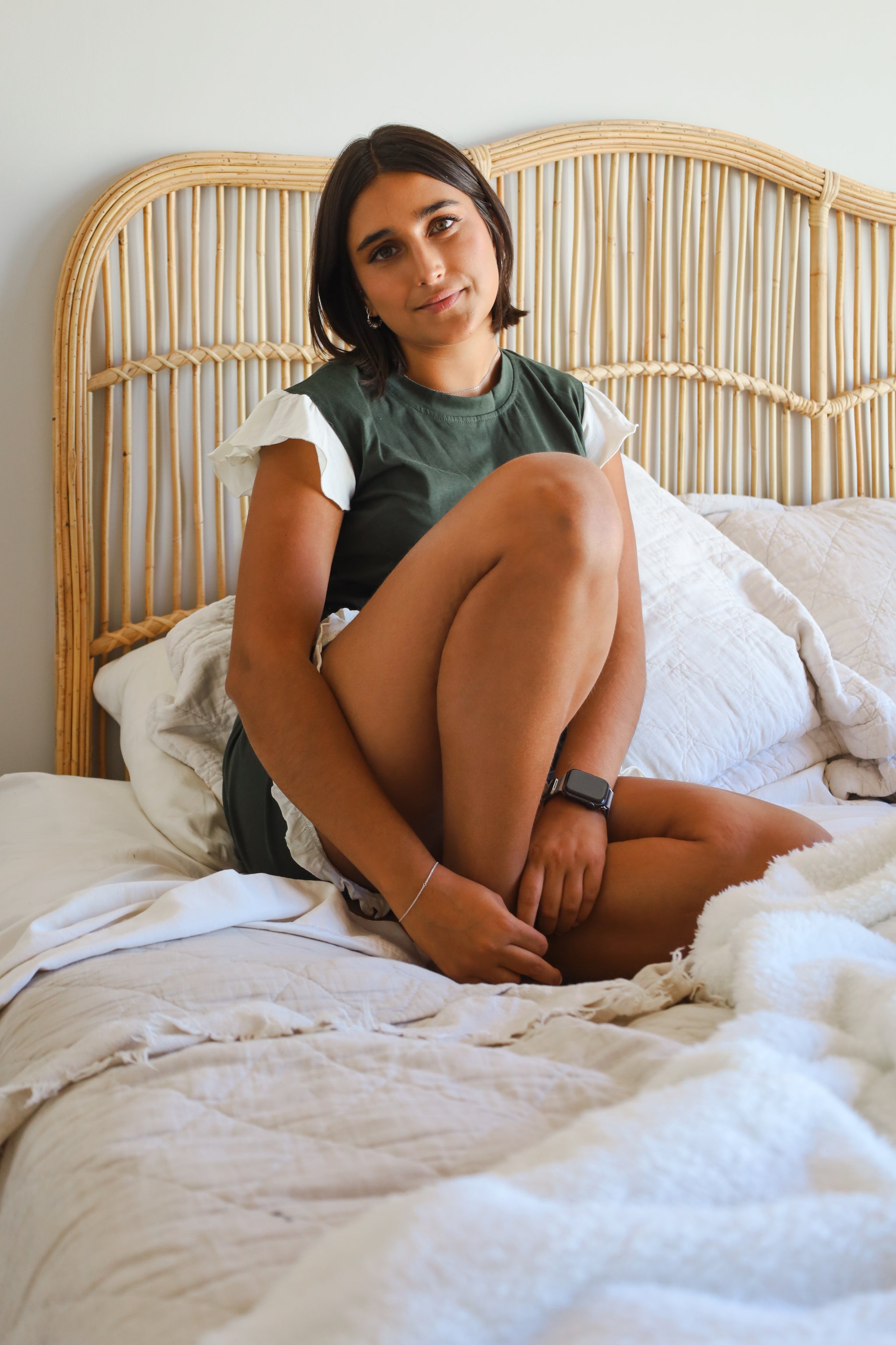 *Pijama Mujer Algodón Verde