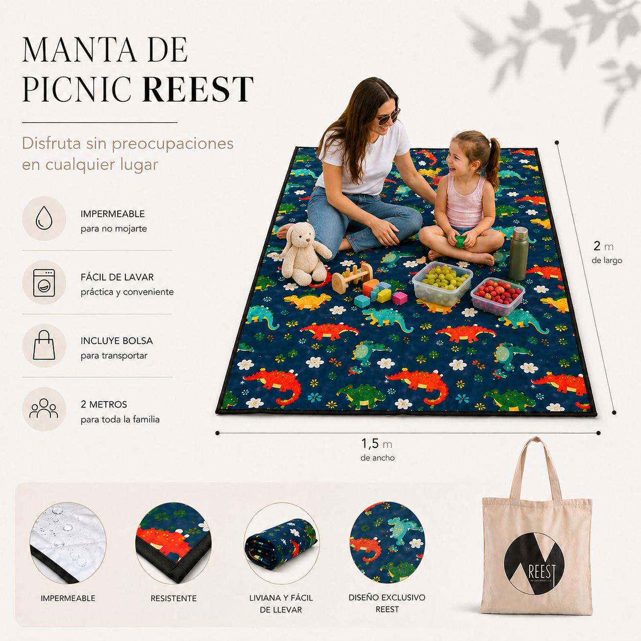MANTA PICNIC DINO