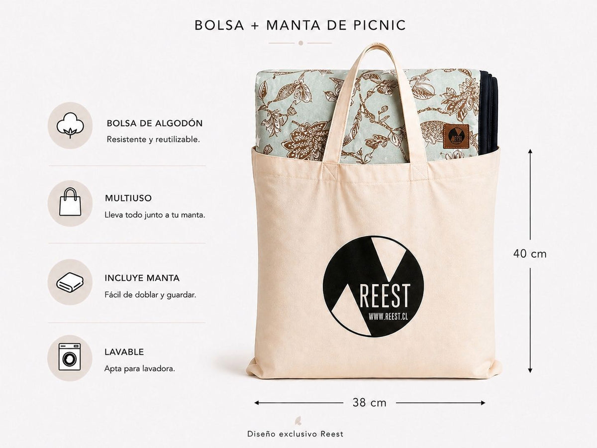 MANTA PICNIC PÁJARO