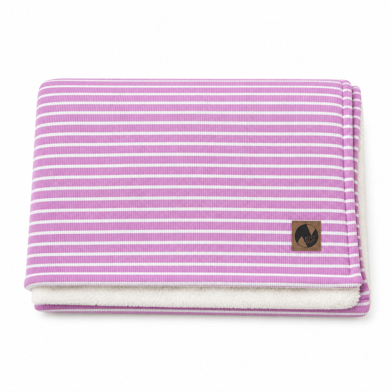 Manta Corderito Rosa Lineas