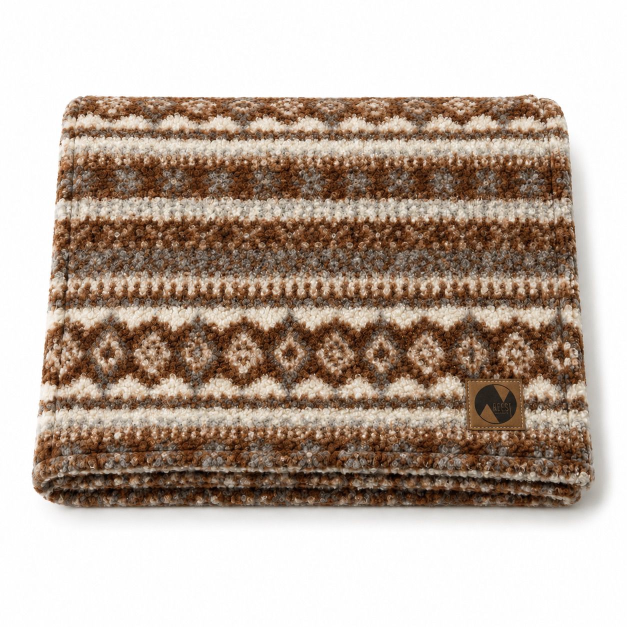 Manta Corderito Boucle Café